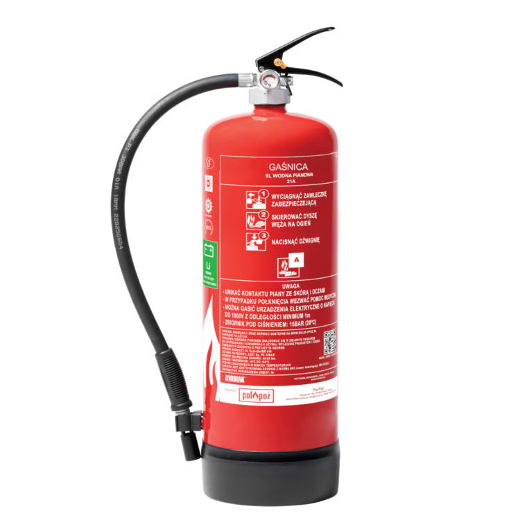 gaśnica hydrogel do baterii litowo jonowych